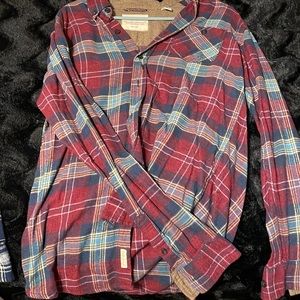 vintage flannel, dark colors